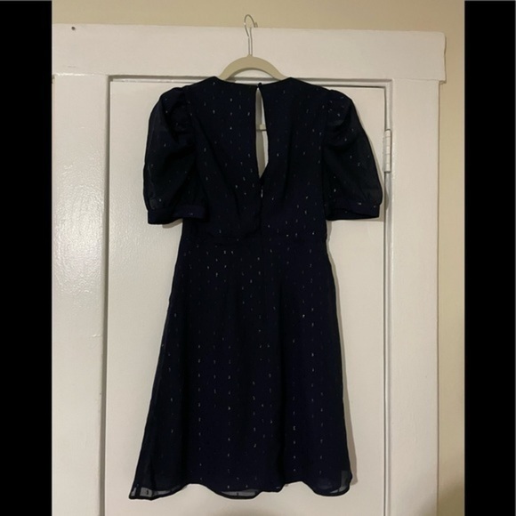 Express Navy Blue A-line Dress Size XS - Picture 4 of 16